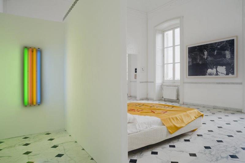 Ingresso, Dan Flavin Camera da letto, Yang Fudong, Thomas Schütte
