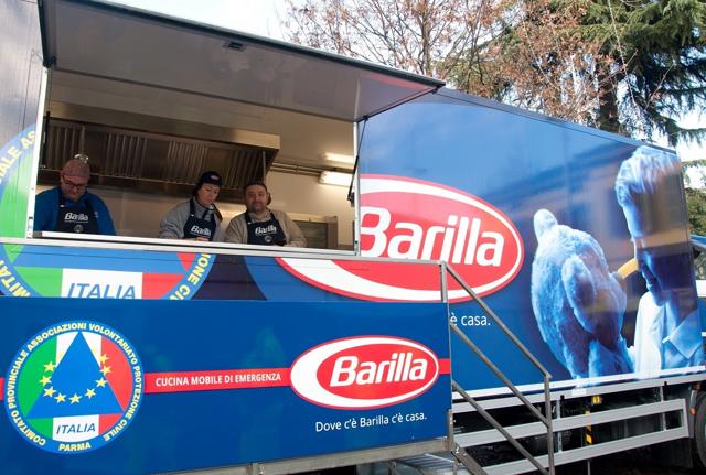Barilla, una cucina mobile per le emergenze della Protezione Civile