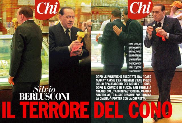 Berlusconi teme il cono della Madia. Corre ai ripari e opta per una coppetta
