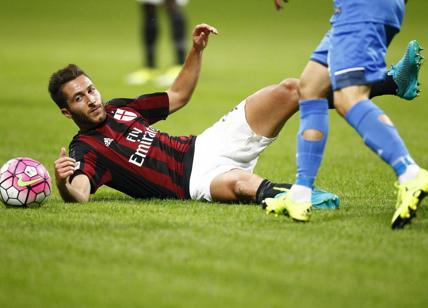 Milan, ci mancava Bertolacci ko: distorsione al ginocchio