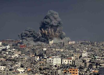 Bombardamento gaza ape