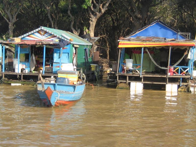 Case galleggianti sul Tonle Sap Case galleggianti sul Tonle Sap