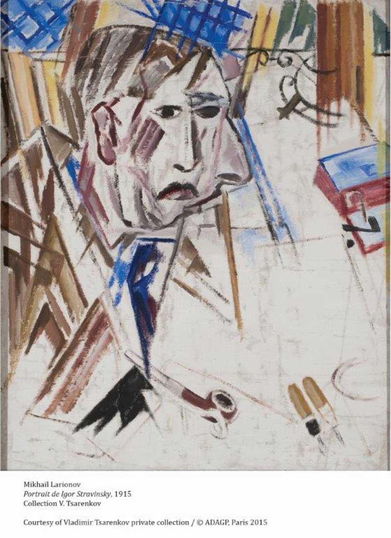Mikhail Larionov portrait de igor Stravinsky, 1915 Collection V. Tsarenkov Mikhail Larionov portrait de igor Stravinsky, 1915 Collection V. Tsarenkov