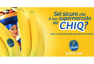 Chiquita torna on air: ecco come il bollino blu è entrato nella storia dell'adv