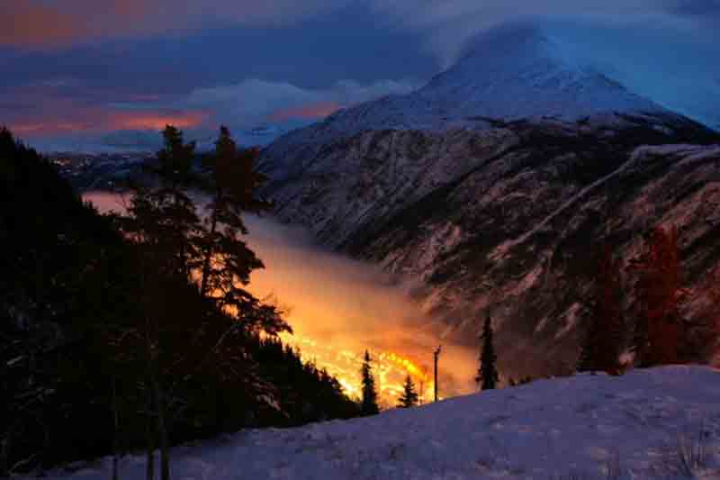 complessi industriali rjukan notodden, norvegia complessi industriali rjukan notodden, norvegia
