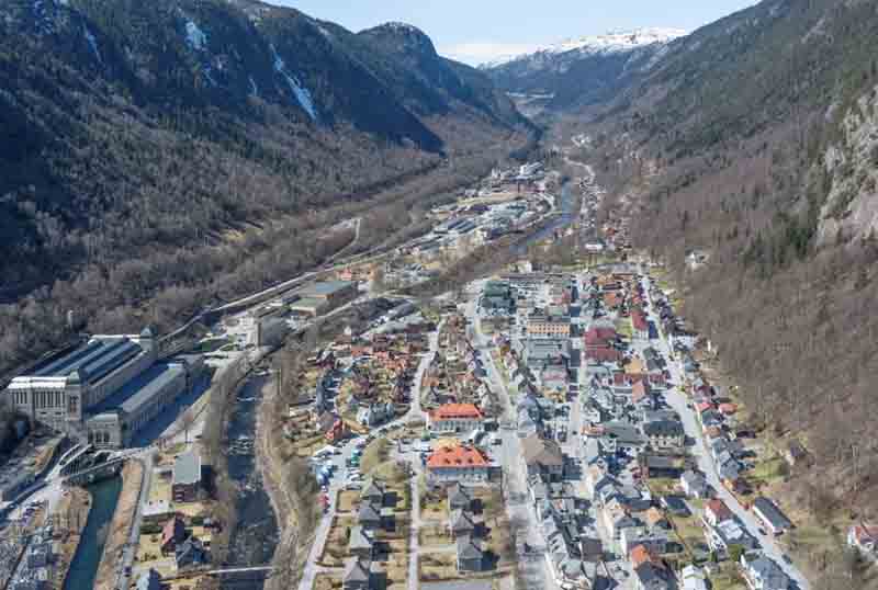 complessi industriali rjukan notodden, norvegia complessi industriali rjukan notodden, norvegia