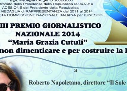 Premio Maria Grazia Cutuli 2014 Giornalismo d'inchiesta e Pace