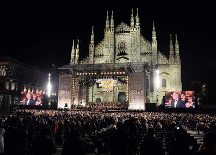 Expo, 20mila al concerto in Duomo. Assente il premier Renzi