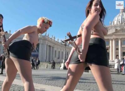 femen piazza san pietro 01