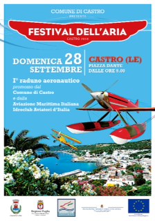 Castro, "Festival dell'aria": raduno e esibizione di aerei ed elicotteri