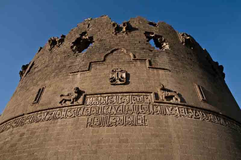 Fortezza Dijabakir e giardini Hevsel, Turchia Fortezza Dijabakir e giardini Hevsel, Turchia