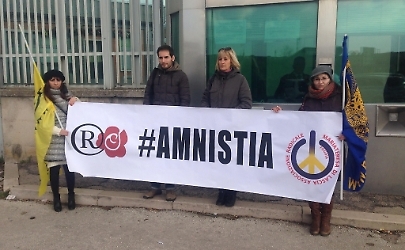 foto Radicali al Carcere di Foggia. 29.12.2014