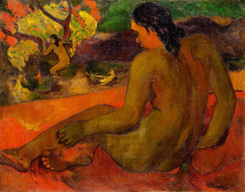 Paul Gauguin, Donna di Tahiti, 1898 olio su tela, cm 72,5 x 93,5 Copenhagen, Ordrupgaard Paul Gauguin, Donna di Tahiti, 1898 olio su tela, cm 72,5 x 93,5 Copenhagen, Ordrupgaard