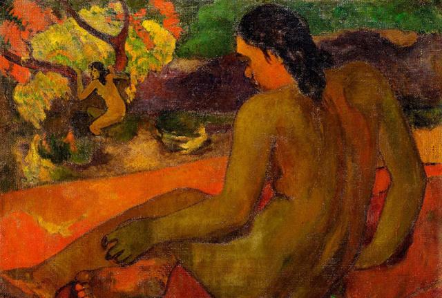 Paul Gauguin, Donna di Tahiti, 1898 olio su tela, cm 72,5 x 93,5 Copenhagen, Ordrupgaard Paul Gauguin, Donna di Tahiti, 1898 olio su tela, cm 72,5 x 93,5 Copenhagen, Ordrupgaard