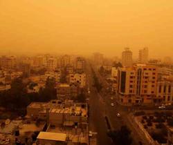 Gaza, fortissima tempesta di sabbia