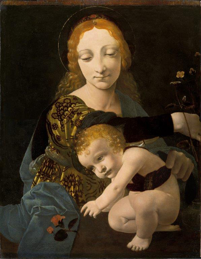 Giovanni Antonio Boltraffio - Madonna della rosa Giovanni Antonio Boltraffio - Madonna della rosa