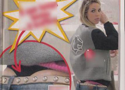 Ilary Blasi sexy, il tanga esce dai jeans. Le foto