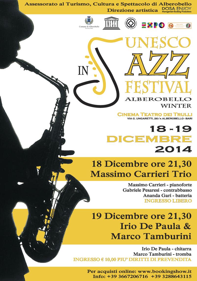 Locandina Unesco Jazz Alberobello Winter 2014 (2)