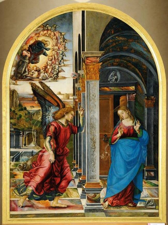 Luca Signorelli - Annunciazione, 1491 Luca Signorelli - Annunciazione, 1491