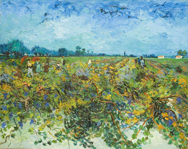 Vincent van Gogh La vigna verde Olio su tela, cm 73,5 x 92,5 1888 Kröller-Müller Museum, Otterlo © Kröller-Müller Museum, Otterlo Vincent van Gogh La vigna verde Olio su tela, cm 73,5 x 92,5 1888 Kröller-Müller Museum, Otterlo © Kröller-Müller Museum, Otterlo