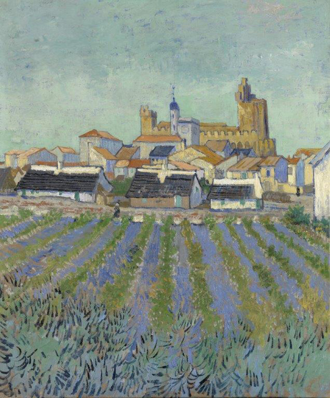 Vincent van Gogh Veduta di Saintes-Maries-de-la-Mer Olio su tela, cm 64,2 x 53 1888 Kröller-Müller Museum, Otterlo © Kröller-Müller Museum, Otterlo Vincent van Gogh Veduta di Saintes-Maries-de-la-Mer Olio su tela, cm 64,2 x 53 1888 Kröller-Müller Museum, Otterlo © Kröller-Müller Museum, Otterlo
