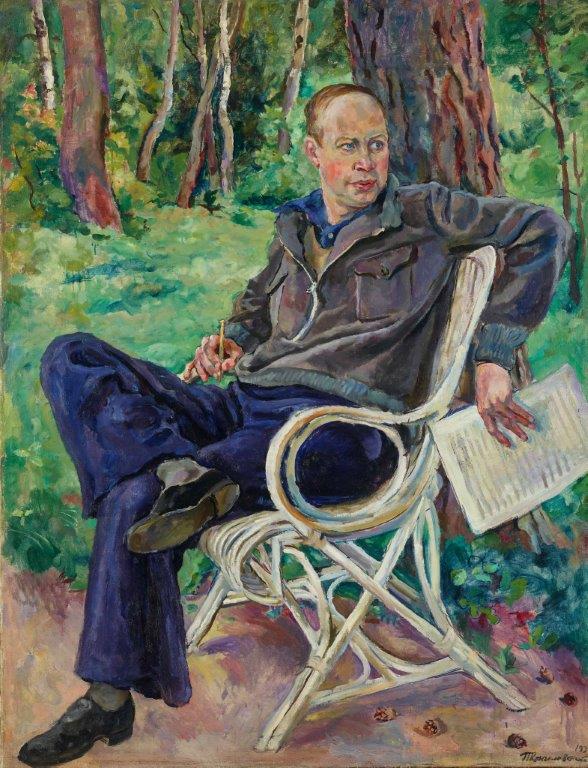 Pëtr Petrovič Končalovskij Ritratto di Prokof’ev 1934 Olio su tela, cm 179,5 x 141 Mosca, Galleria Tret'jakov Pëtr Petrovič Končalovskij Ritratto di Prokof’ev 1934 Olio su tela, cm 179,5 x 141 Mosca, Galleria Tret'jakov