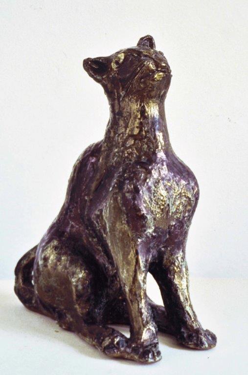 Agenore Fabbri Il gatto 1950 Ceramica smaltata, cm 34,6 x 14 x 30 Suzzara (Mantova), Galleria del Premio Suzzara Agenore Fabbri Il gatto 1950 Ceramica smaltata, cm 34,6 x 14 x 30 Suzzara (Mantova), Galleria del Premio Suzzara