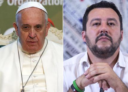 Lega, è guerra aperta tra Papa Bergoglio e Matteo Salvini: retroscena