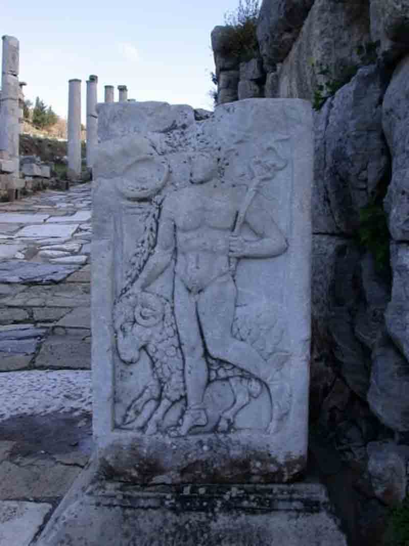 raffigurazione ermes, efeso raffigurazione ermes, efeso