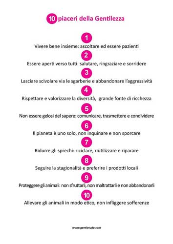 regole gentilezza regole gentilezza