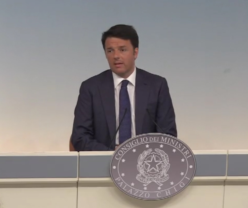 renzi milano video