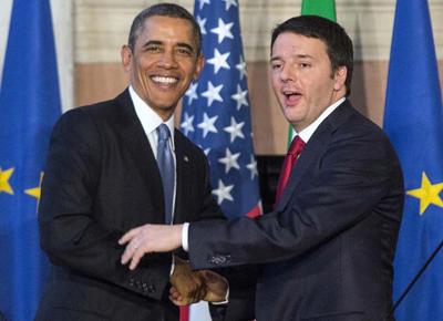 renzi obama ape