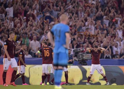 Roma, Florenzi sembra... Messi: pari col Barcellona in Champions