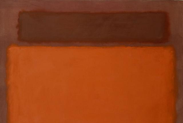 Mark Rothko, N. 202 (Arancione e marrone), 1963 olio su tela, cm 228,6 x 175,3 Mark Rothko, N. 202 (Arancione e marrone), 1963 olio su tela, cm 228,6 x 175,3