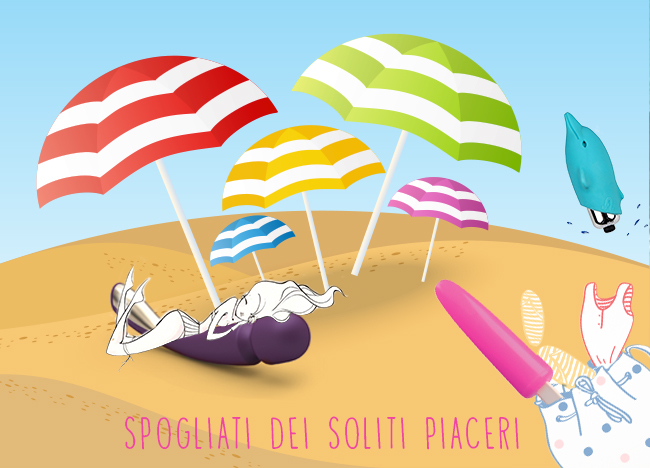 Sex toys sotto l'ombrellone