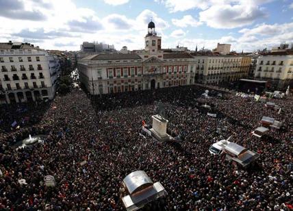Madrid, Podemos in piazza contro l’austerità