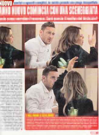 Totti-Blasi, musi lunghi e scintille. Le foto
