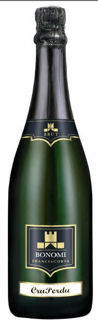 Franciacorta Brut Cru Perdu 2004 - Castello di Bonomi Chardonnay e Pinot Noir, proviene da un'area speciale, situata oltre il Monte Orfano e caratterizzata da un microclima più caldo. Bouquet di pesca ed ananas maturo, mi ha colpito particolarmente il sorso: pieno e sferico, con un finale marcato da una distinta mineralità.