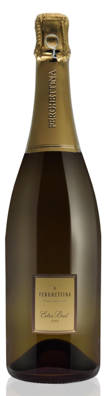 Franciacorta Extra Brut 2009 - Ferghettina 72 mesi sui lieviti, anche in questo caso nasce dal blend di Chardonnay e Pinot Noir: il risultato è all’insegna di una soffusa morbidezza striata di cenni di meringa, mandorla ed agrumi canditi, che si ripresentano al palato con delicata incisività.