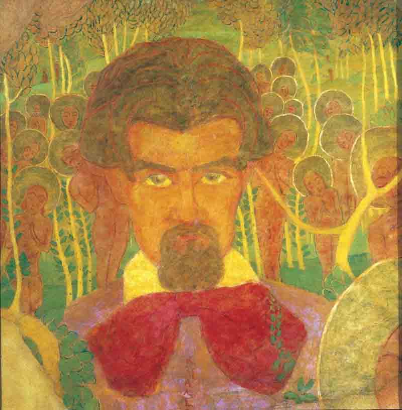 05 Malevic Schizzo per affresco (autoritratto), 1907 05 Malevic Schizzo per affresco (autoritratto), 1907