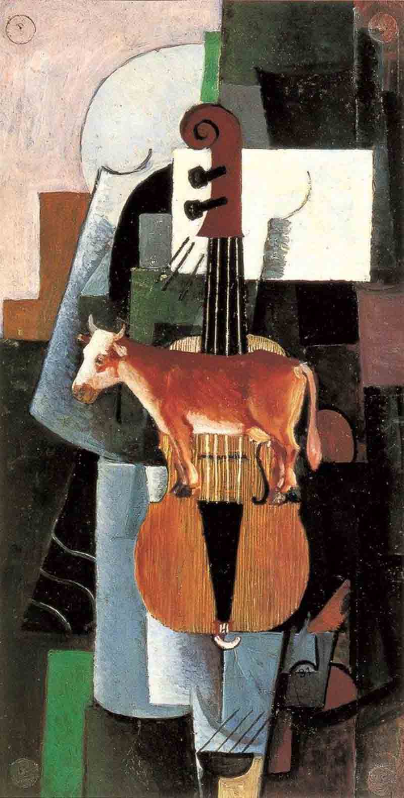 07 Malevic Mucca e Violino, 1913 07 Malevic Mucca e Violino, 1913