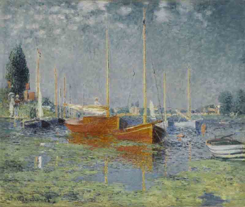 15. Claude Monet, Argenteuil (1875) olio su tela; 56x65 cm Parigi, Musée de l’Orangerie 15. Claude Monet, Argenteuil (1875) olio su tela; 56x65 cm Parigi, Musée de l’Orangerie