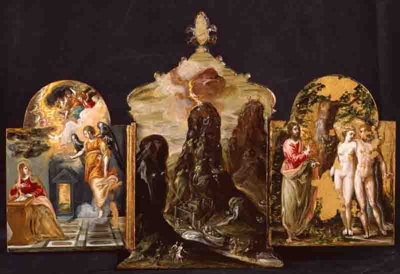 2.1 El Greco Altarolo Modena, GalleriaEstenseModena RETRO