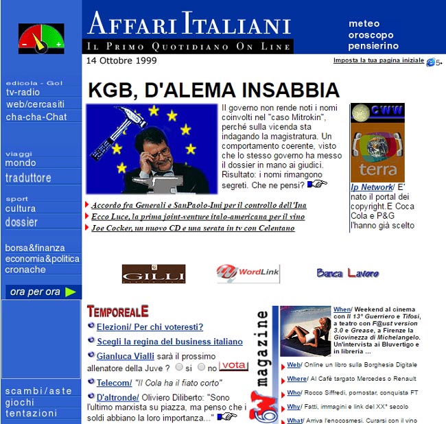 Affaritaliani - 1999 Affaritaliani - 1999