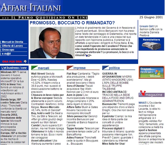 Affaritaliani - 2001 Affaritaliani - 2001