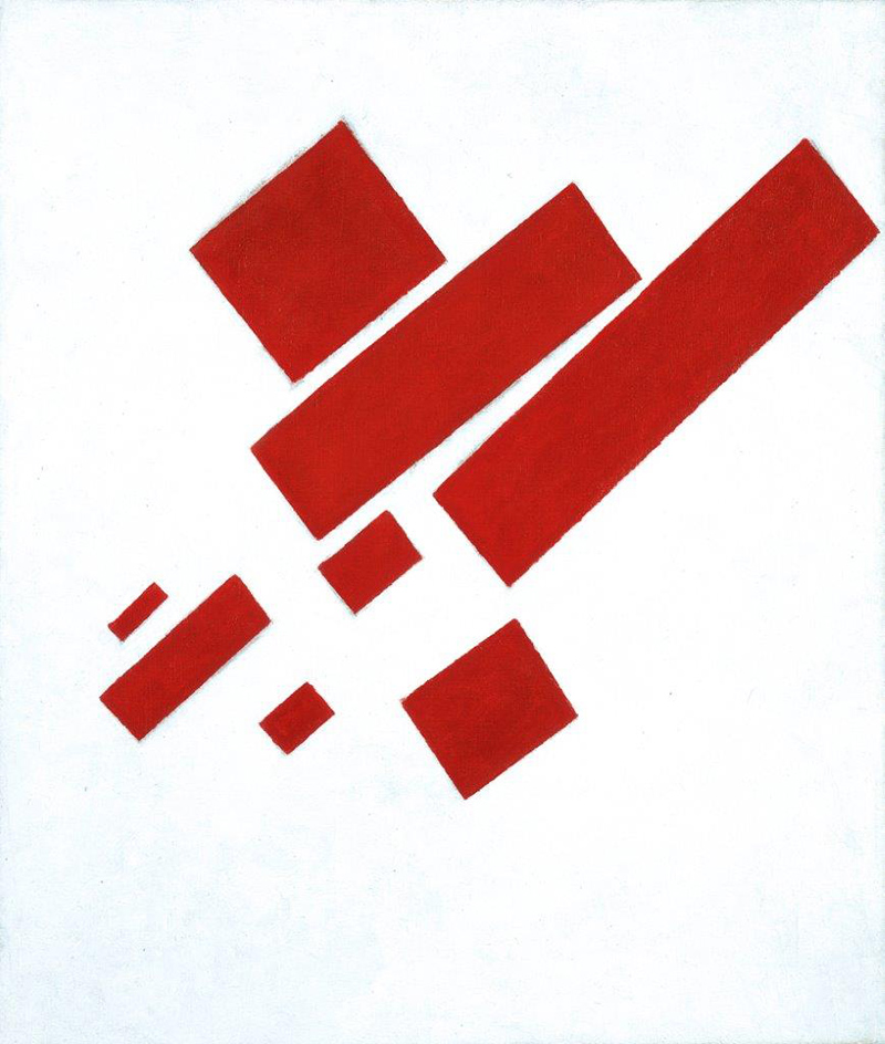 Kazimir Malevich Suprematist Composition (with Eight Red Rectangles), 1915 Oil on canvas, 58 x 48.5 cm Stedelijk Museum, Amsterdam, Kazimir Malevich Suprematist Composition (with Eight Red Rectangles), 1915 Oil on canvas, 58 x 48.5 cm Stedelijk Museum, Amsterdam,