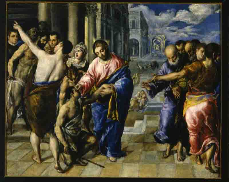 4 El Greco GuarigionedelCieco GalleriaNazionaleParma