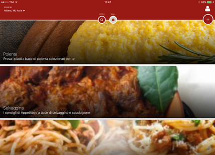 Scegli il piatto e la App ti consiglia il ristorante