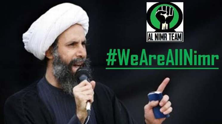 Una delle campagne in difesa di Nimr al-Nimr (Foto Facebook) Una delle campagne in difesa di Nimr al-Nimr (Foto Facebook)