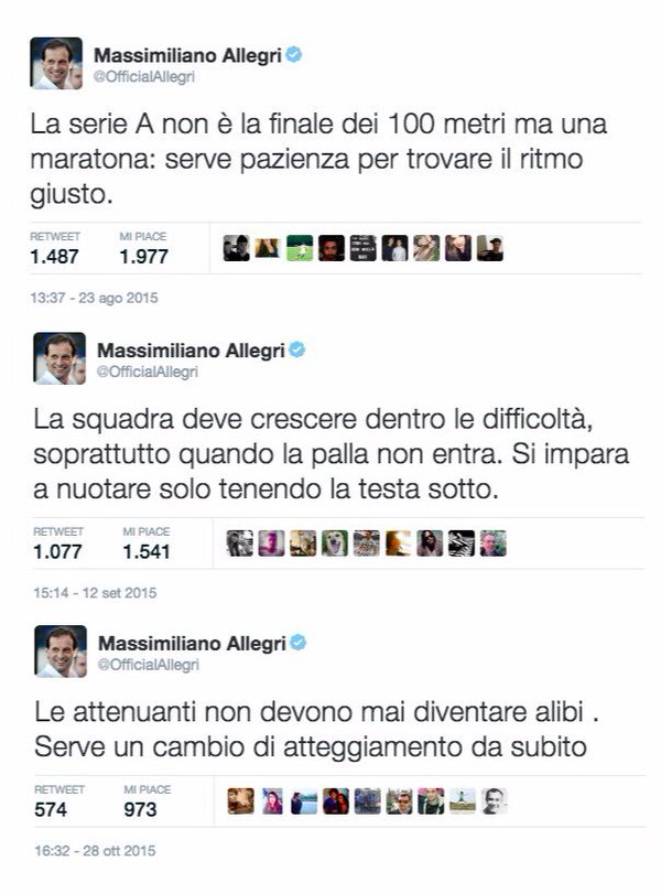 allegri twitter